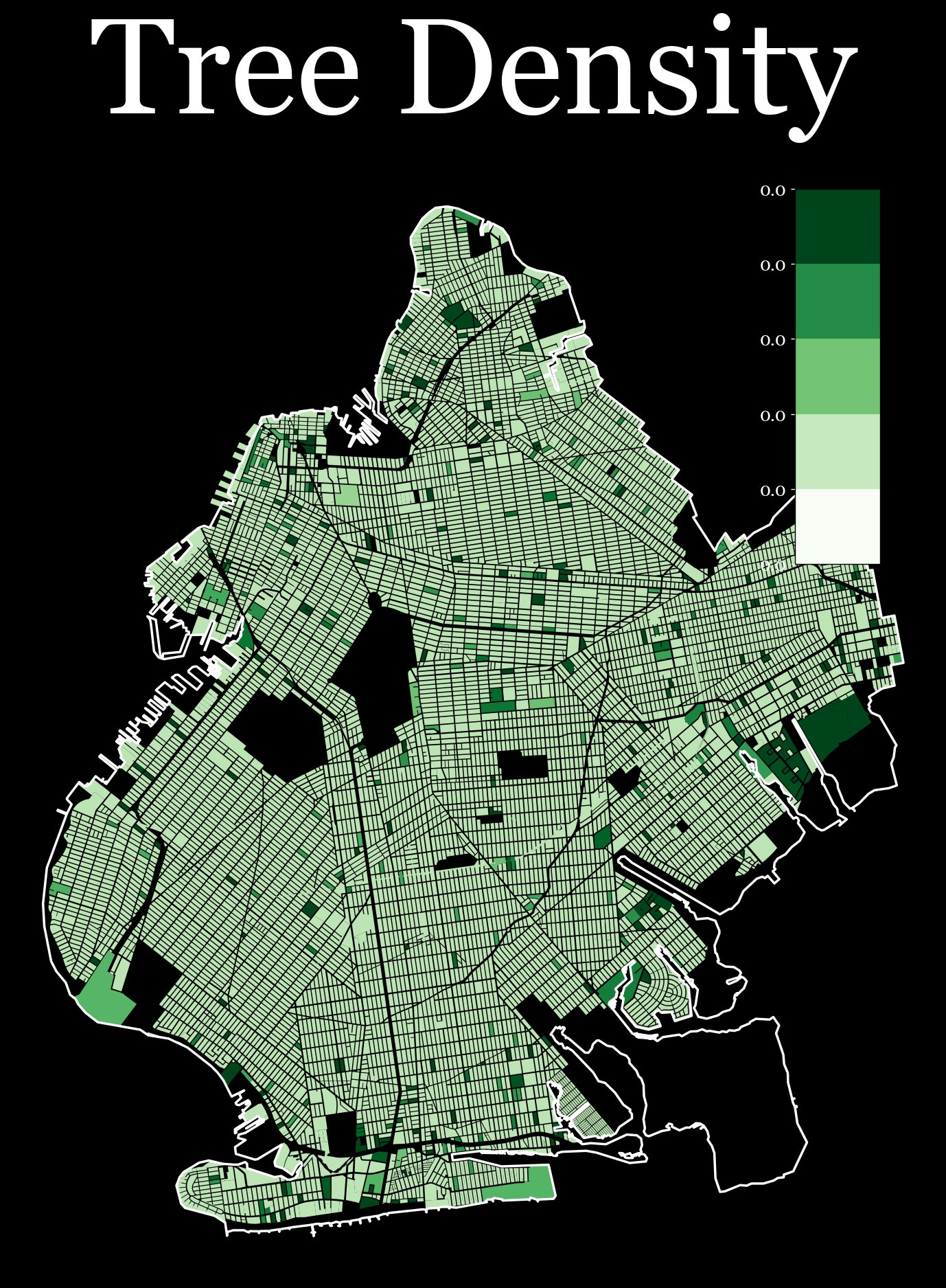 Brooklyn - Tree Density Sqrt
