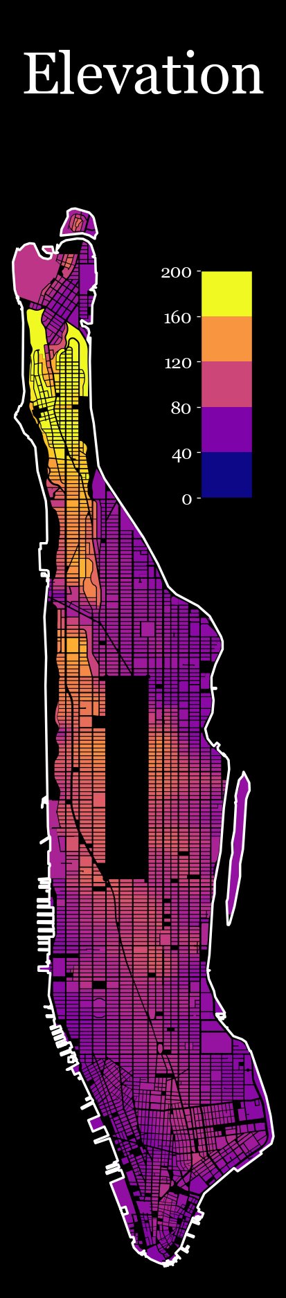Manhattan - Elevation Mean
