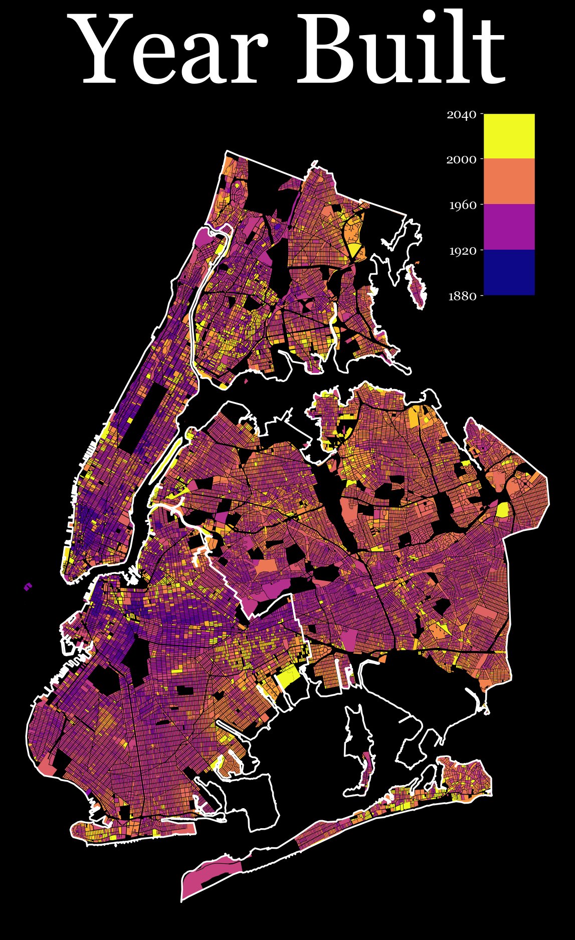 Nyc Minus Si - Year Built