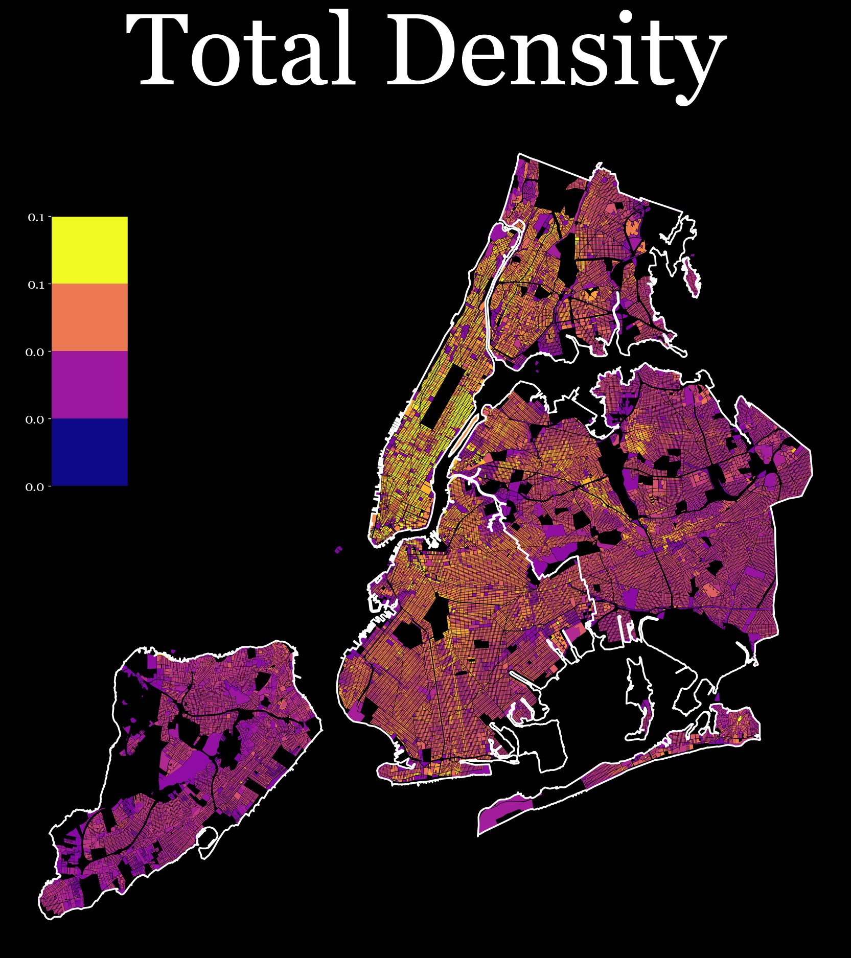 Nyc - Density Total Sqrt