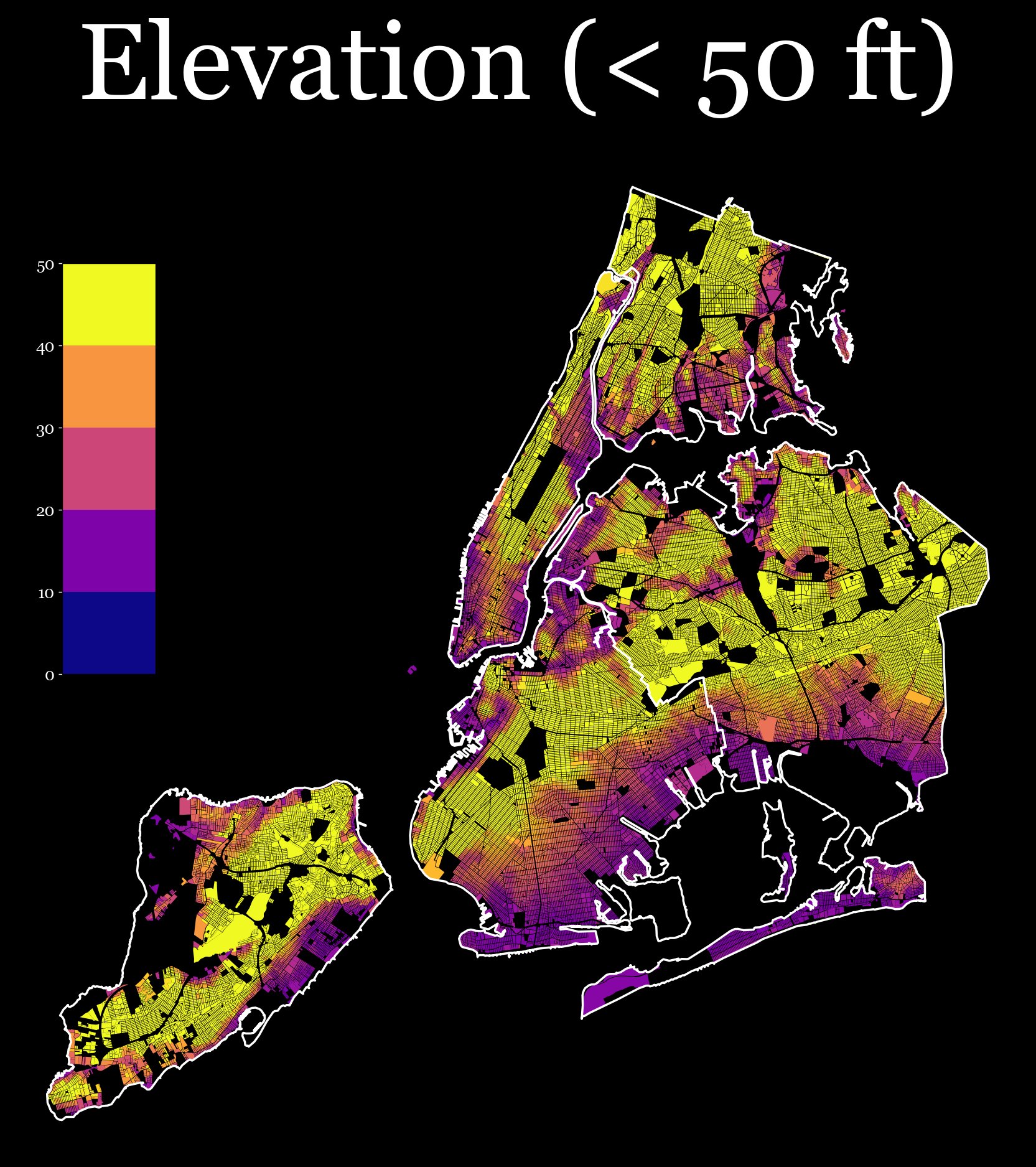 Nyc - Elevation Mean Low