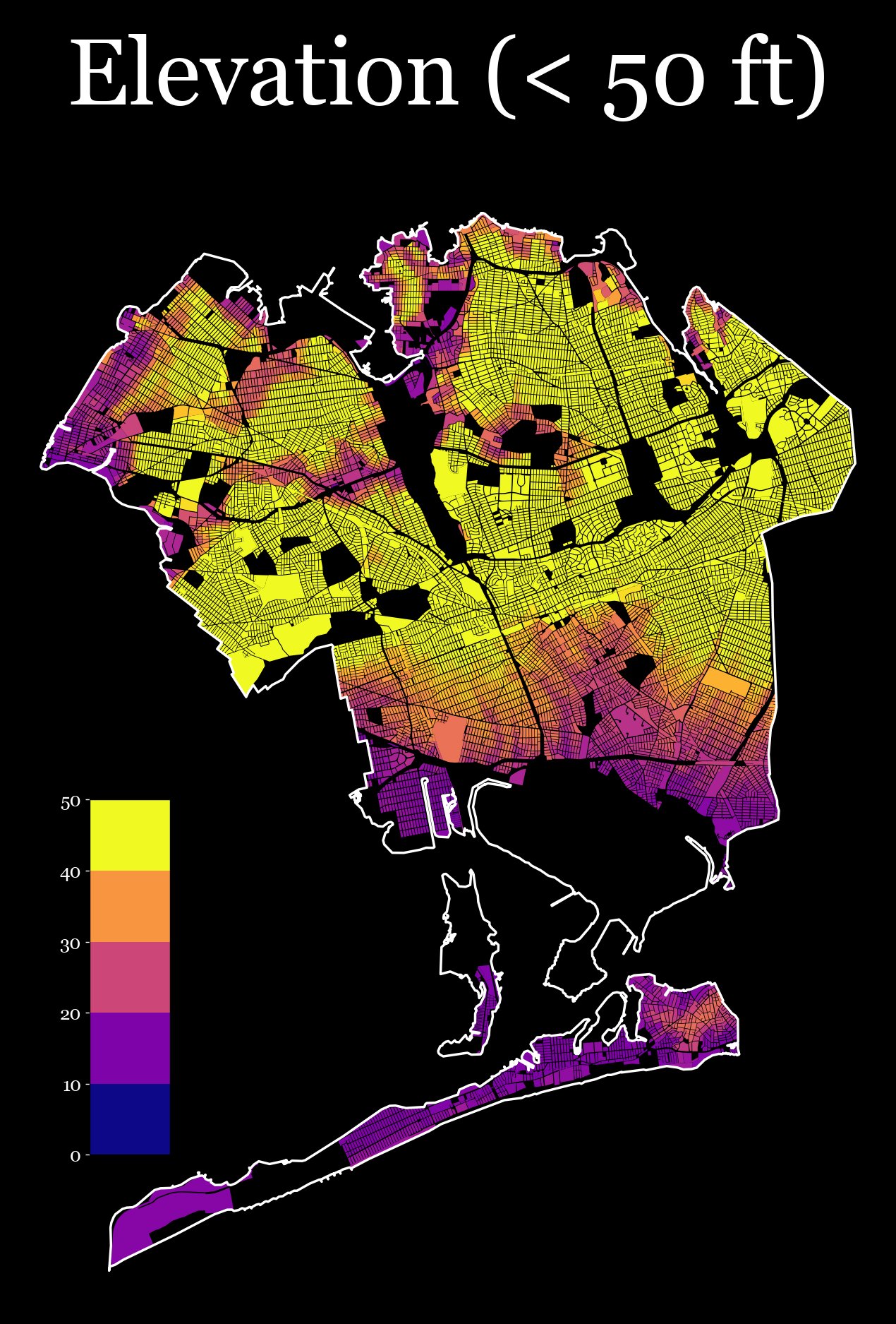 Queens - Elevation Mean Low